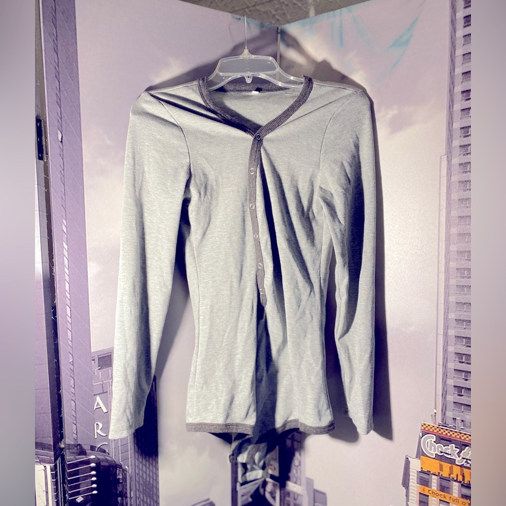 Gray bodysuit